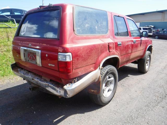 JT3VN39W9P0126114 - 1993 TOYOTA 4RUNNER VN RED photo 4