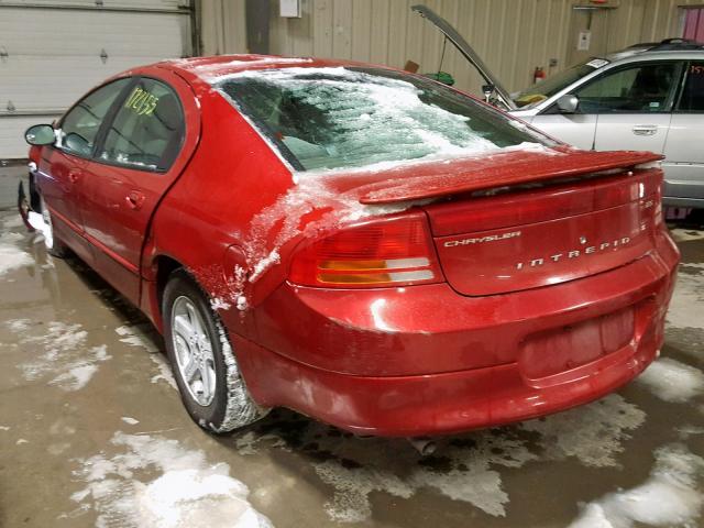 2C3HH56M34H583155 - 2004 CHRYSLER INTREPID E RED photo 3