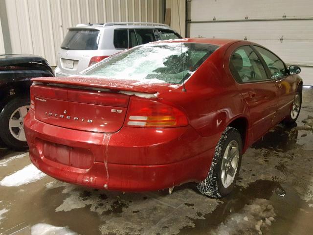 2C3HH56M34H583155 - 2004 CHRYSLER INTREPID E RED photo 4