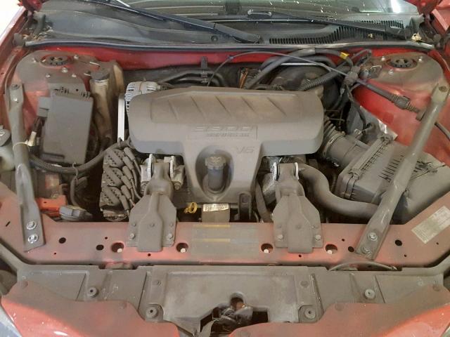 2G2WP552781133923 - 2008 PONTIAC GRAND PRIX RED photo 7