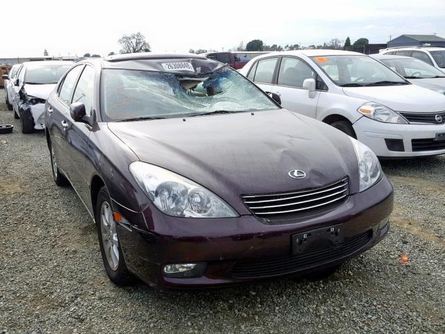 JTHBA30G245049695 - 2004 LEXUS ES 330 PURPLE photo 1