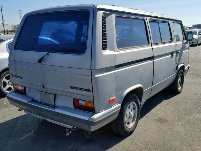 WV2YB0251HH042472 - 1987 VOLKSWAGEN VANAGON BU SILVER photo 4