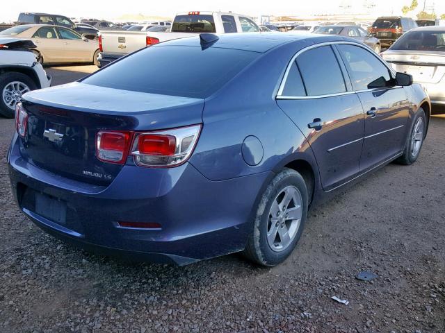 1G11B5S16FF160384 - 2015 CHEVROLET MALIBU LS BLUE photo 4