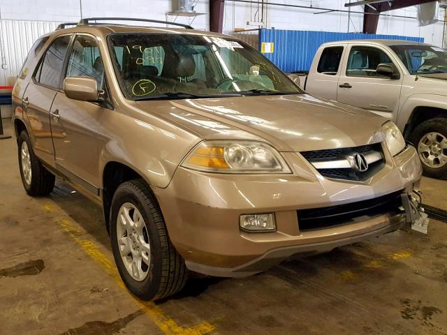 2HNYD186X4H536343 - 2004 ACURA MDX TOURIN GOLD photo 1