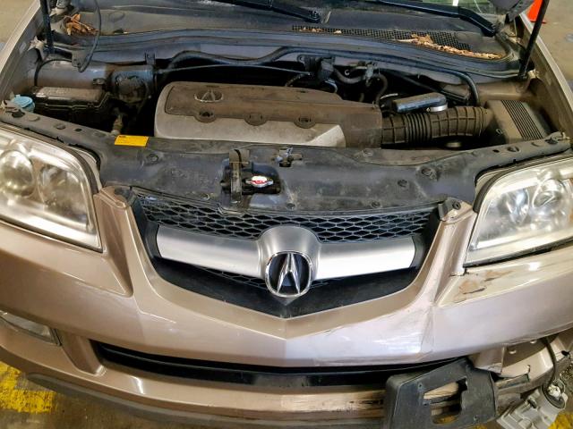 2HNYD186X4H536343 - 2004 ACURA MDX TOURIN GOLD photo 7