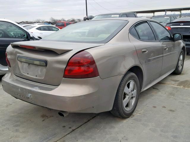 2G2WP552171158086 - 2007 PONTIAC GRAND PRIX BROWN photo 4
