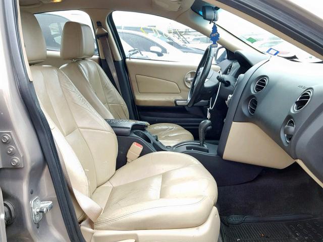 2G2WP552171158086 - 2007 PONTIAC GRAND PRIX BROWN photo 5