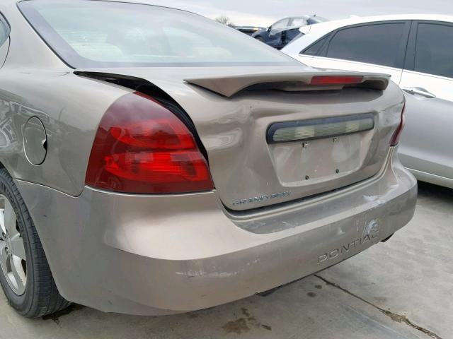 2G2WP552171158086 - 2007 PONTIAC GRAND PRIX BROWN photo 9