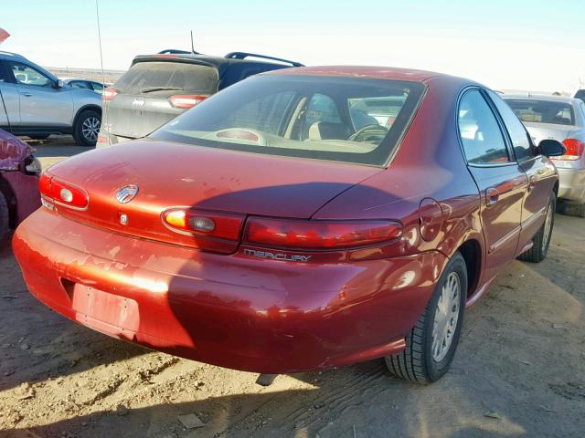 1MEFM53SXXG607872 - 1999 MERCURY SABLE LS BURGUNDY photo 4