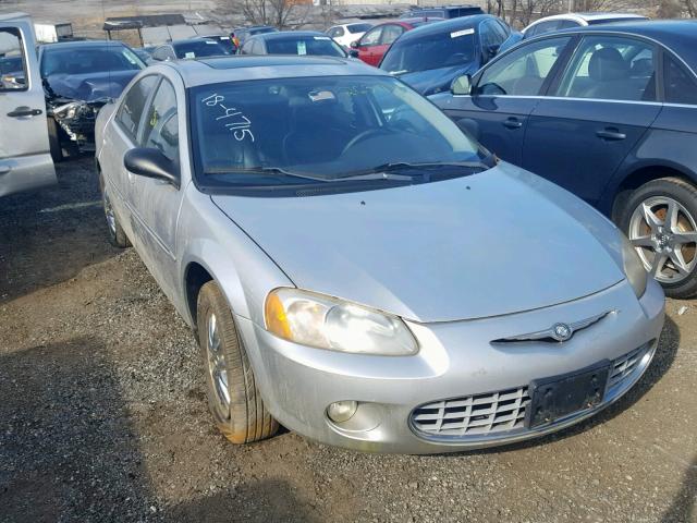 1C3AL56R92N189711 - 2002 CHRYSLER SEBRING LX GRAY photo 1