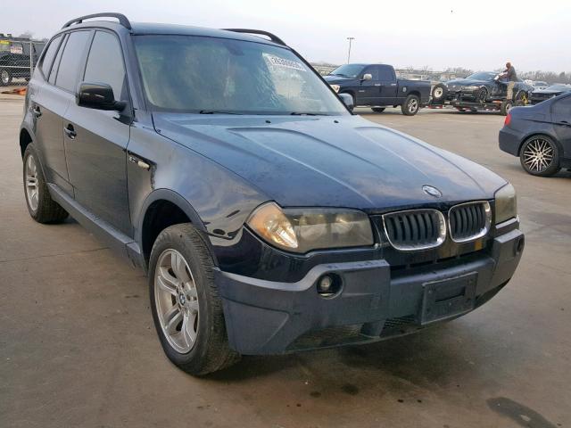 WBXPA93485WD22524 - 2005 BMW X3 3.0I BLACK photo 1