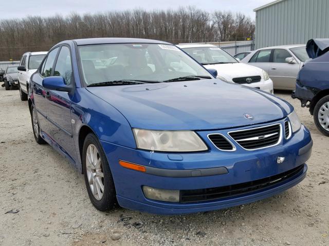 YS3FD49Y731053056 - 2003 SAAB 9-3 ARC BLUE photo 1