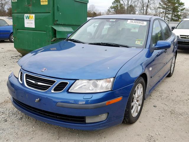 YS3FD49Y731053056 - 2003 SAAB 9-3 ARC BLUE photo 2