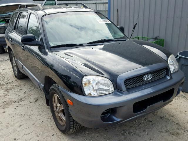 KM8SB12B94U668137 - 2004 HYUNDAI SANTA FE G BLACK photo 1