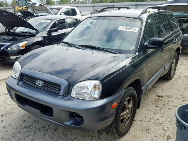 KM8SB12B94U668137 - 2004 HYUNDAI SANTA FE G BLACK photo 2