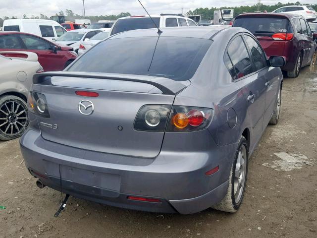 JM1BK123641161887 - 2004 MAZDA 3 S CHARCOAL photo 4