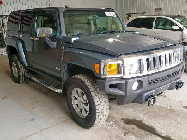 5GTDN13E778159845 - 2007 HUMMER H3 BLUE photo 1