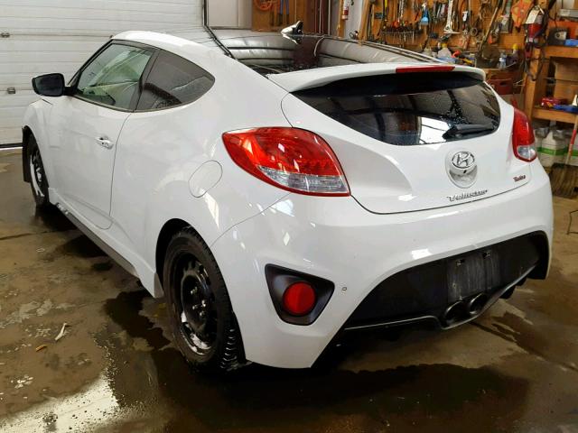 KMHTC6AE5GU297556 - 2016 HYUNDAI VELOSTER T WHITE photo 3