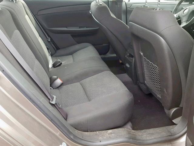 1G1ZC5E13BF309211 - 2011 CHEVROLET MALIBU 1LT ოქროსფერი ფოტო 6