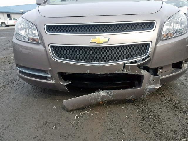1G1ZC5E13BF309211 - 2011 CHEVROLET MALIBU 1LT ოქროსფერი ფოტო 9
