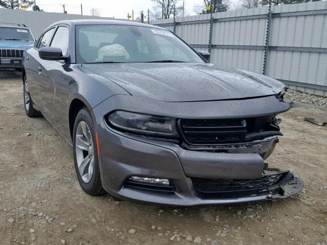 2C3CDXHGXHH541385 - 2017 DODGE CHARGER SX GRAY photo 1