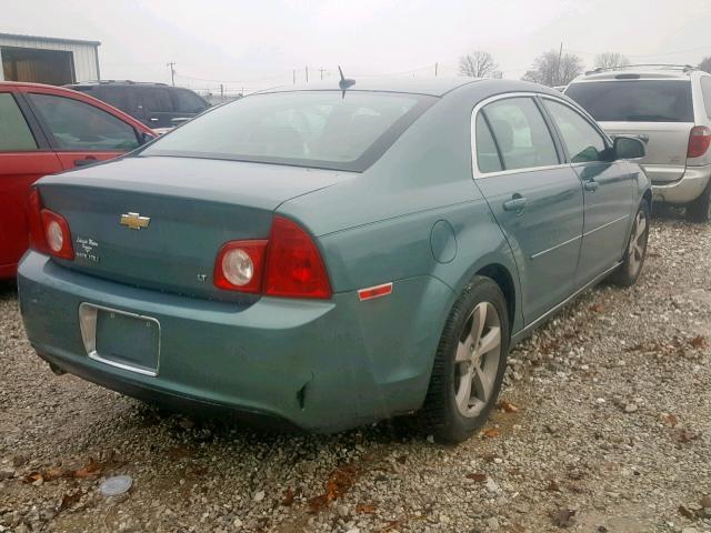 1G1ZJ57B99F252793 - 2009 CHEVROLET MALIBU 2LT GREEN photo 4