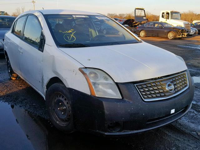 3N1AB61E87L659200 - 2007 NISSAN SENTRA 2.0 WHITE photo 1