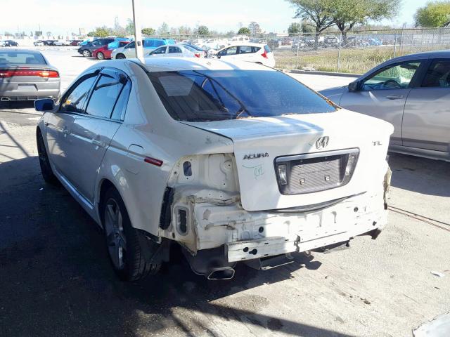 19UUA66226A062384 - 2006 ACURA 3.2TL WHITE photo 3