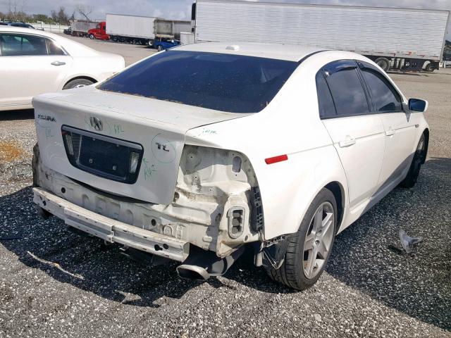 19UUA66226A062384 - 2006 ACURA 3.2TL WHITE photo 4