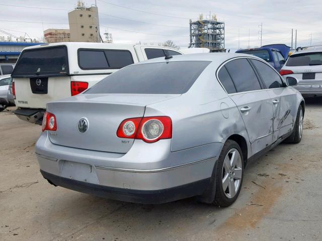 WVWAK73C38P110587 - 2008 VOLKSWAGEN PASSAT KOM SILVER photo 4