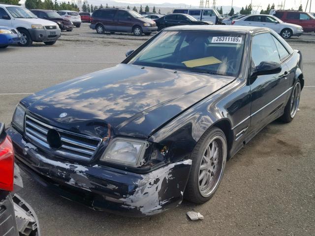 WDBFA68F2YF190183 - 2000 MERCEDES-BENZ SL 500 BLACK photo 2