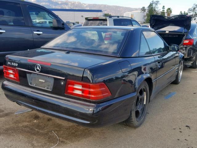 WDBFA68F2YF190183 - 2000 MERCEDES-BENZ SL 500 BLACK photo 4