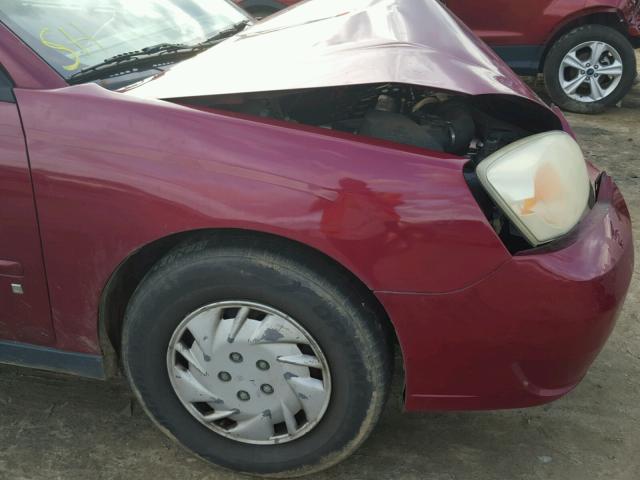 1G1ZS58F07F223257 - 2007 CHEVROLET MALIBU LS 栗色 照片 10