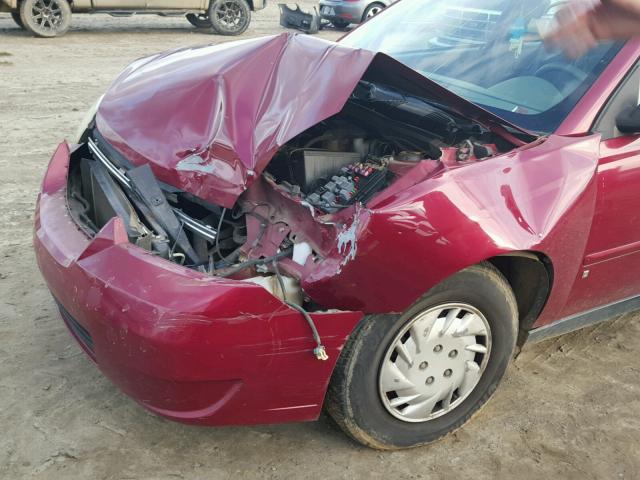 1G1ZS58F07F223257 - 2007 CHEVROLET MALIBU LS 栗色 照片 9