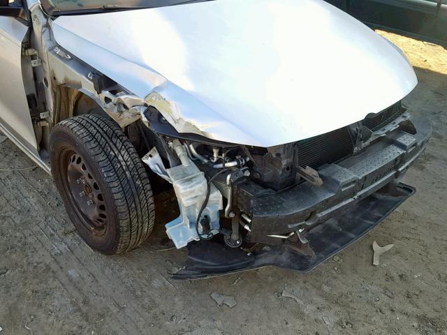 3VW1K7AJ2CM363106 - 2012 VOLKSWAGEN JETTA BASE 银色 照片 9