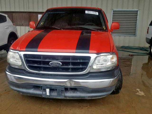 1FTRX17W72KC00190 - 2002 FORD F150 RED photo 9