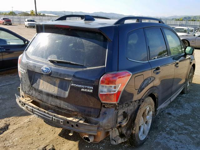 JF2SJAHC5GH455675 - 2016 SUBARU FORESTER 2 GRAY photo 4