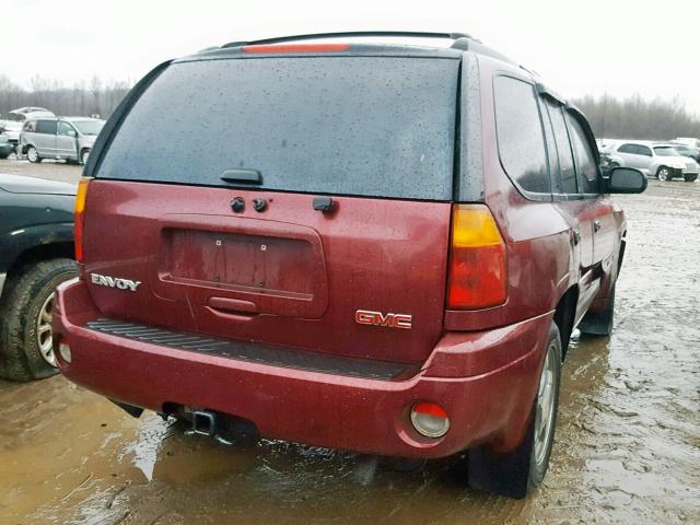 1GKDT13S332169941 - 2003 GMC ENVOY BURGUNDY photo 4