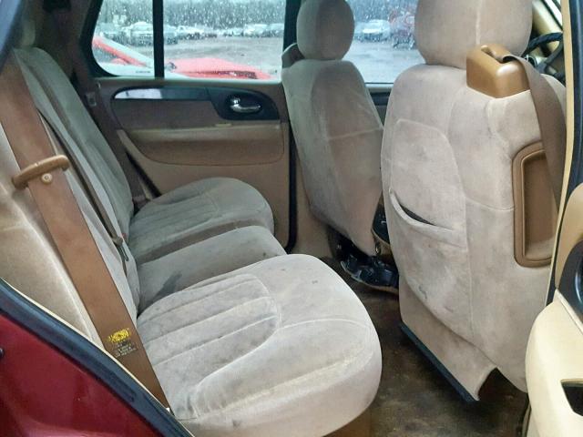 1GKDT13S332169941 - 2003 GMC ENVOY BURGUNDY photo 6