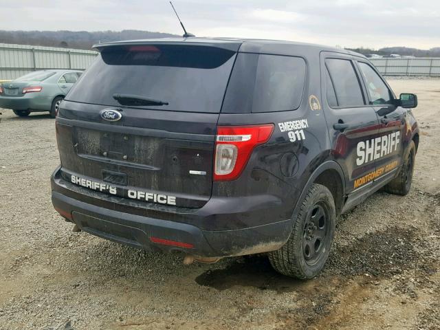 1FM5K8AR5DGC40911 - 2013 FORD EXPLORER P BROWN photo 4