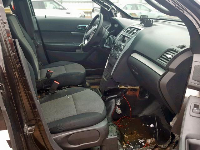 1FM5K8AR5DGC40911 - 2013 FORD EXPLORER P BROWN photo 5