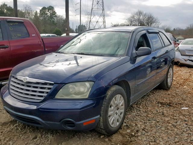 2C4GM48L25R424236 - 2005 CHRYSLER PACIFICA BLUE photo 2