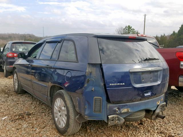 2C4GM48L25R424236 - 2005 CHRYSLER PACIFICA BLUE photo 3