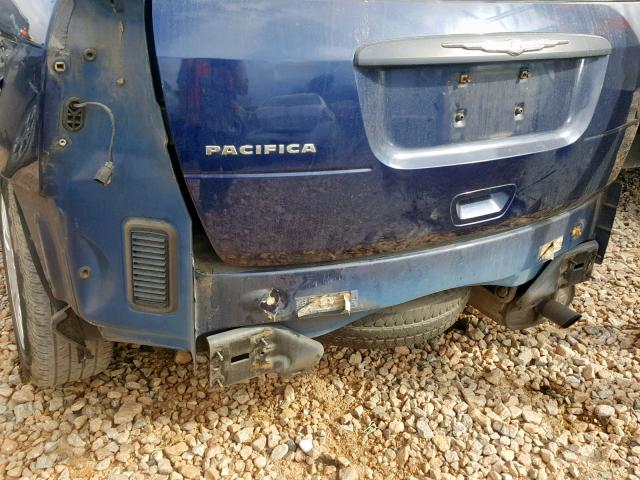 2C4GM48L25R424236 - 2005 CHRYSLER PACIFICA BLUE photo 9