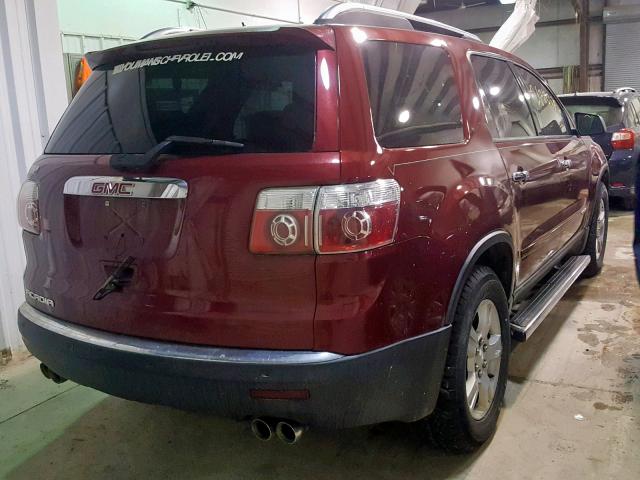 1GKER13768J222398 - 2008 GMC ACADIA SLE RED photo 4