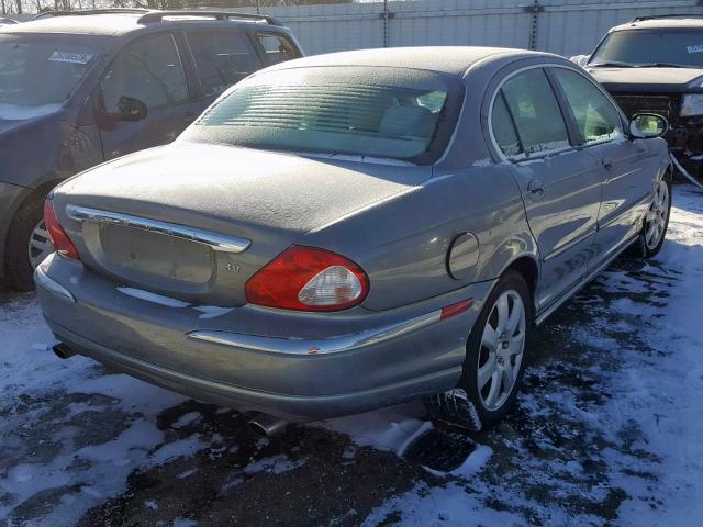 SAJEA51C94WD56253 - 2004 JAGUAR X-TYPE 3.0 GRAY photo 4