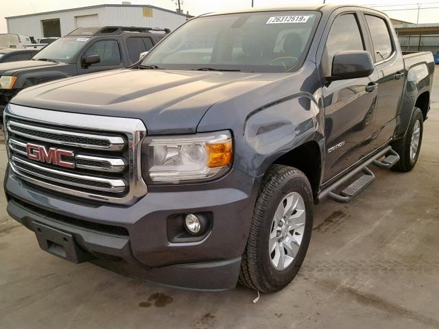 1GTG5BEA5F1160214 - 2015 GMC CANYON SLE CHARCOAL photo 2