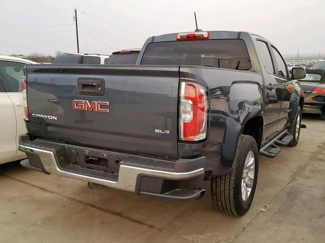 1GTG5BEA5F1160214 - 2015 GMC CANYON SLE CHARCOAL photo 4