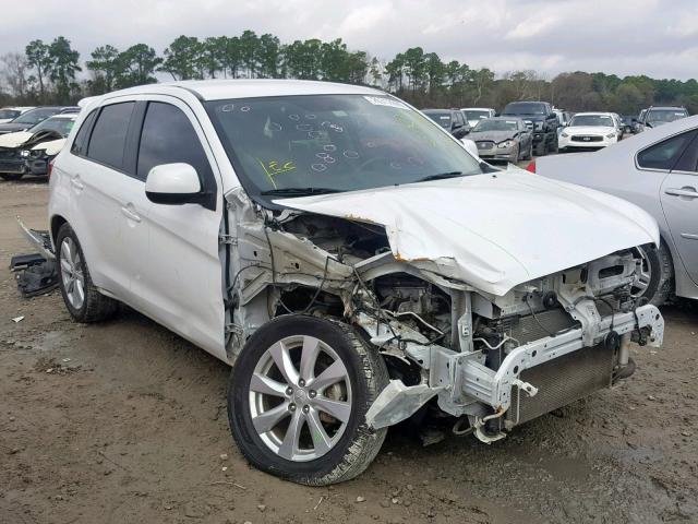 4A4AP3AU7EE023765 - 2014 MITSUBISHI OUTLANDER WHITE photo 1