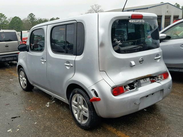 JN8AZ2KR1CT255006 - 2012 NISSAN CUBE BASE SILVER photo 3